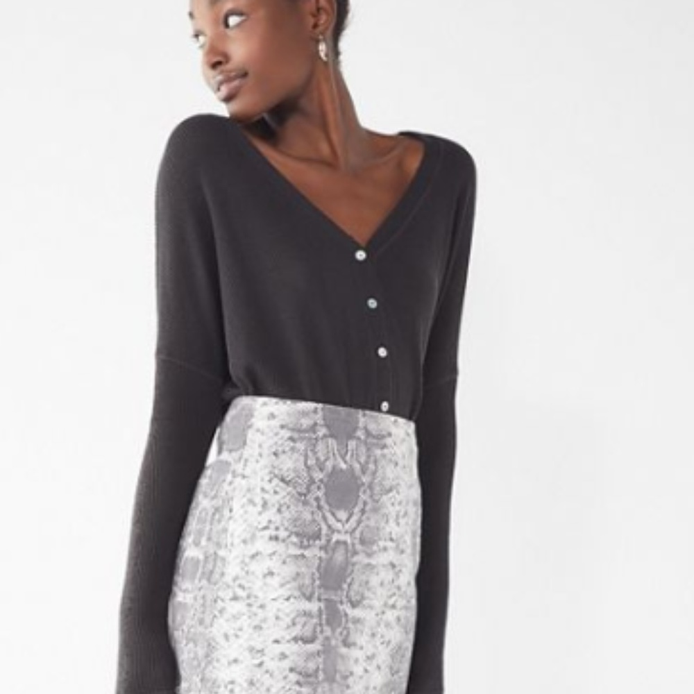 Urban Outfitters Courtney Cardigan Thermal sz SM